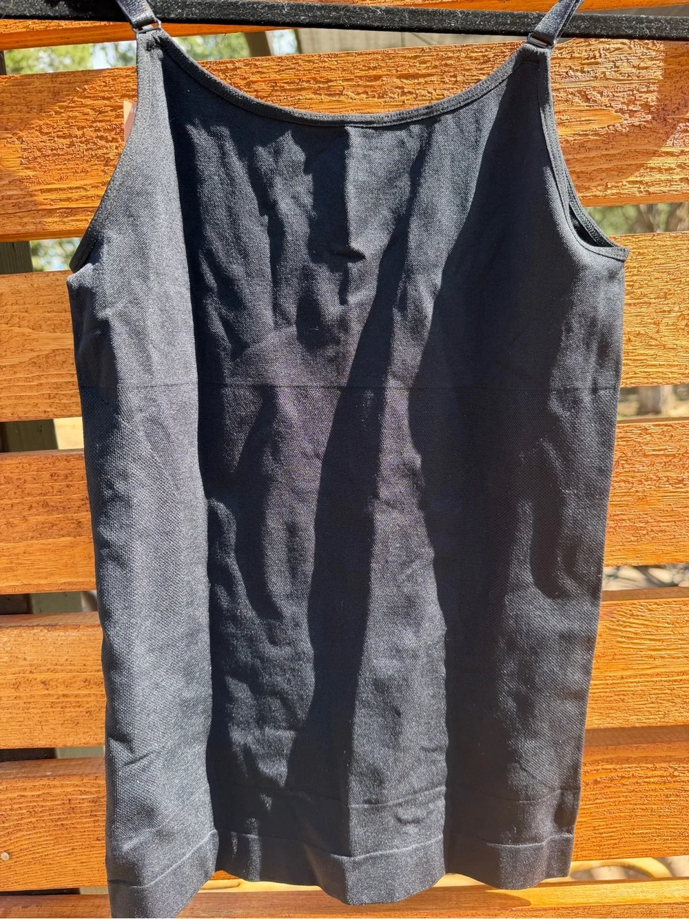 NWT Shapermint All Day Every Day Scoop Neck Cami Shapewear Black Large